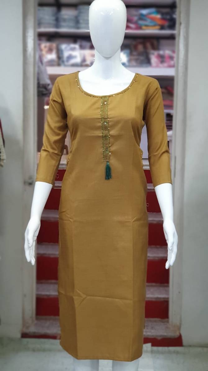 Ff Pocket Fancy Ethnic Wear Cotton Printed Kurti Collection